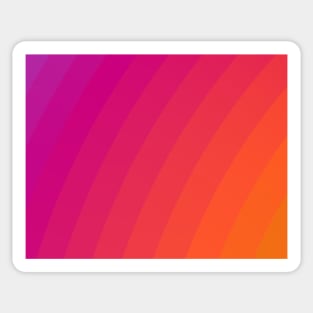 Purple - Hot Pink - Orange Color Gradient Sticker